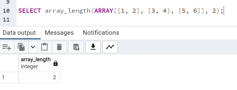 Postgresql Array Length Example